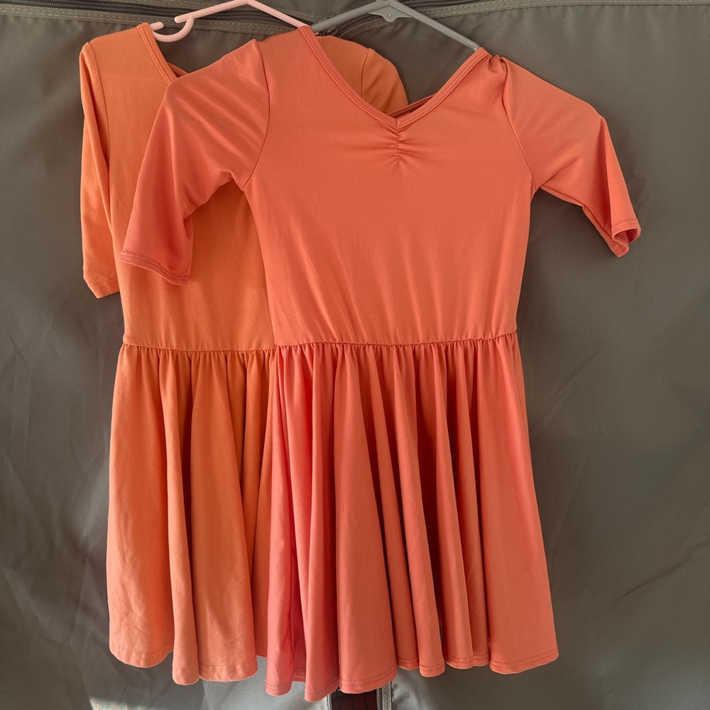 Coral Dance Leotard Dress 5/6